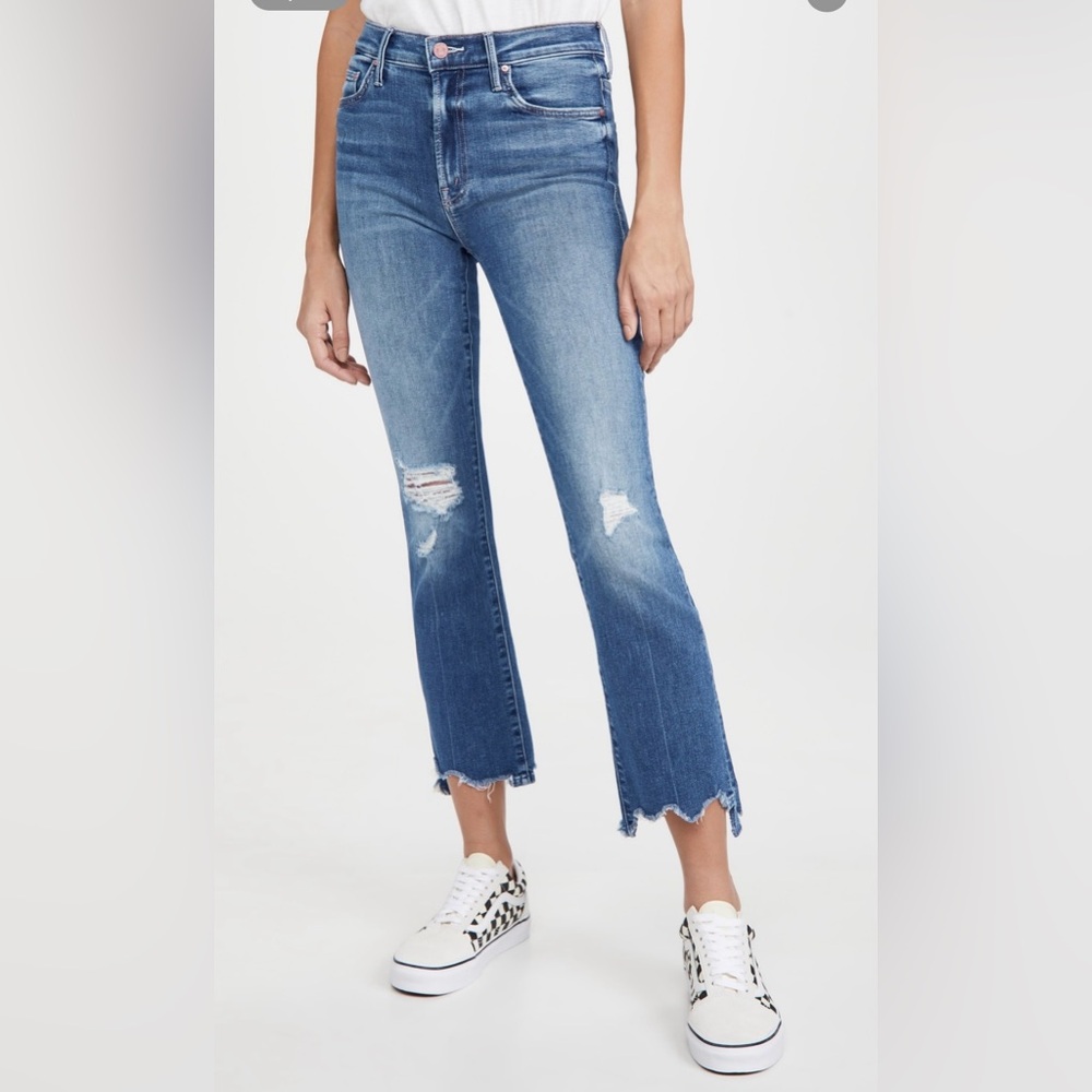 Mother Denim Insider Crop Step Chew